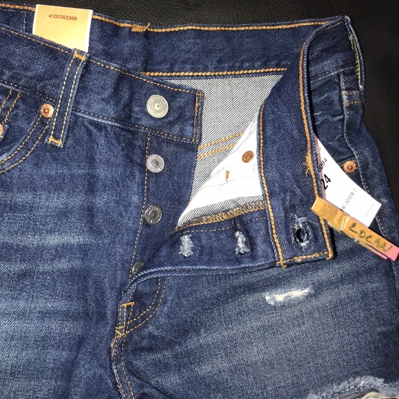 New Shorts Levi’s® 501® Premium Genuine Button Fly - Picture 4 of 8